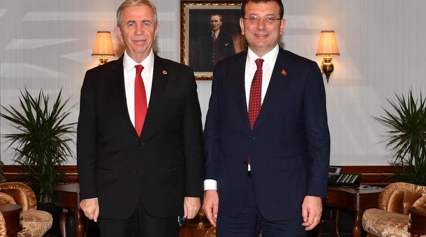 Ekrem İmamoğlu ve Mansur Yavaş bir araya geldi