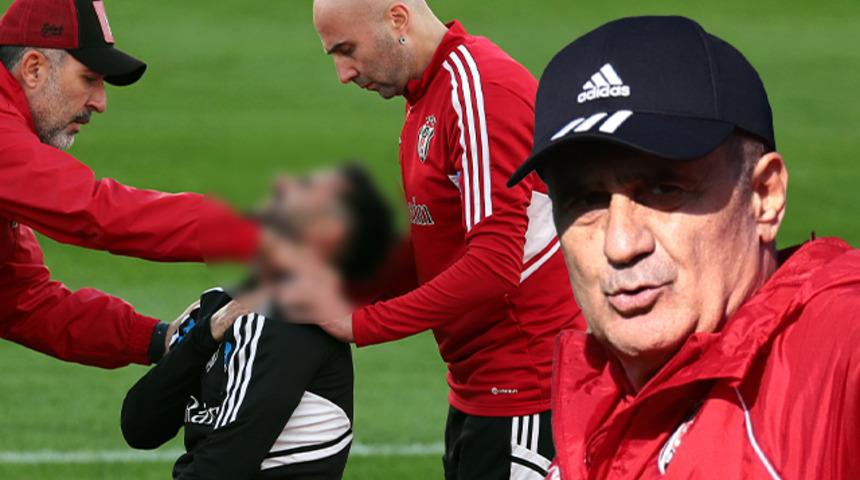 Son dakika: Antrenmanda sakatlandı, gözyaşlarıyla sahadan ayrıldı! Beşiktaş'ta şok...
