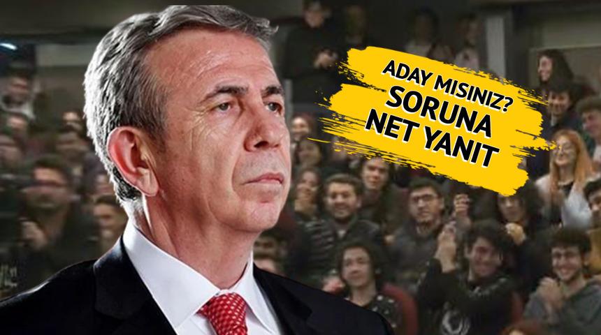 'Cumhurbaşkanı adayı olacak mısınız?' sorusuna Mansur Yavaş'tan çok konuşulacak cevap! 'Bu soruyu duymamak için...'