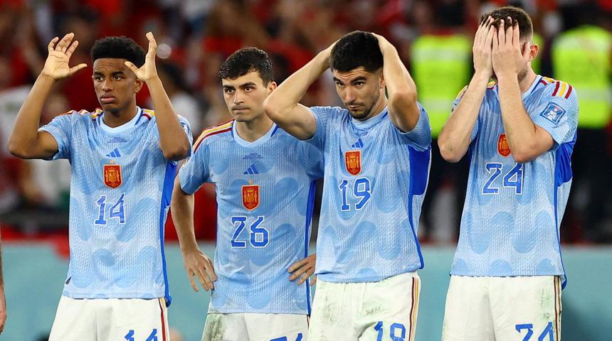 Son dakika: Dünya Kupası'nda tarih yazdılar! Fas, İspanya'yı penaltılarda eledi ve çeyrek finale yükseldi...