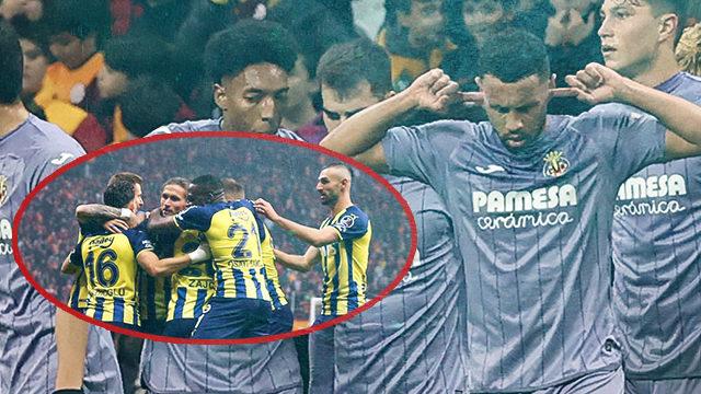 Galatasaray - Villarreal maçına Miguel Crespo damgası! Coquelin'in gol sevinci olay oldu...