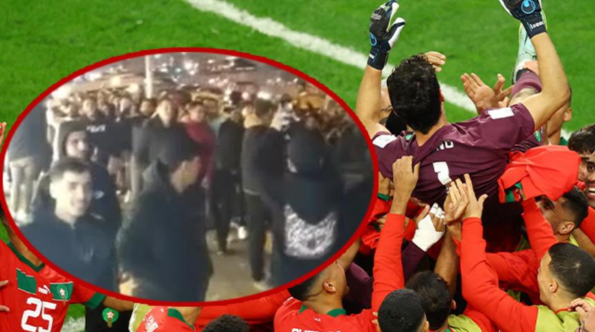 Fas'ın Dünya Kupası'nda çeyrek finale yükselmesinin ardından Esenyurt'ta büyük coşku yaşandı!