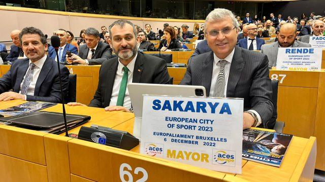 2023 Avrupa Spor Şehri ilan edilen Sakarya, ödülünü aldı