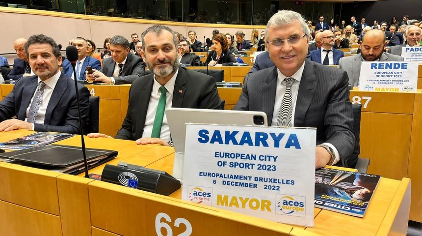 "2023 Avrupa Spor Şehri" ilan edilen Sakarya, ödülünü aldı