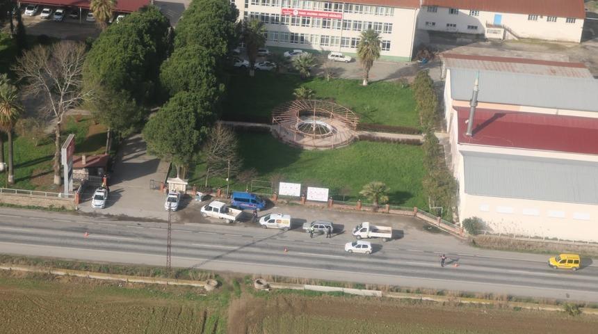 Havadan trafik denetiminde 24 araca cezai işlem uygulandı