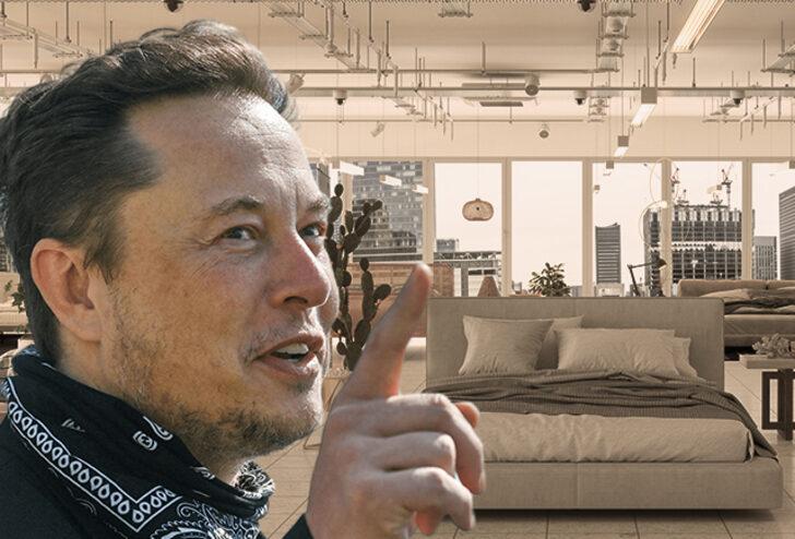 Baş Twit'çi Elon Musk yine iş başında: Orayı yatak odalarıyla donatmış! Mantıklı mı, yoksa saygısızlık mı?
