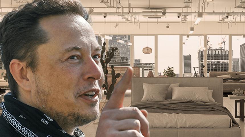 Baş Twit'çi Elon Musk yine iş başında: Orayı yatak odalarıyla donatmış! Mantıklı mı, yoksa saygısızlık mı?