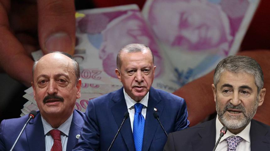 Son dakika: Beştepe'de EYT zirvesi! Cumhurbaşkanı Erdoğan Bakan Nebati ve Bakan Bilgin'i kabul etti
