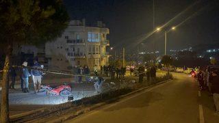 İzmir'de devrilen motosikletin sürücüsü hayatını kaybetti