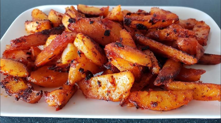 Airfryer salça soslu çıtır patates tarifi: Airfryer'da salça soslu çıtır patates nasıl yapılır?