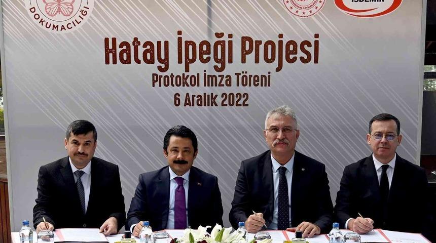 İsdemir, Hatay İpeği’nin yaygınlaştırılmasına destek veriyor