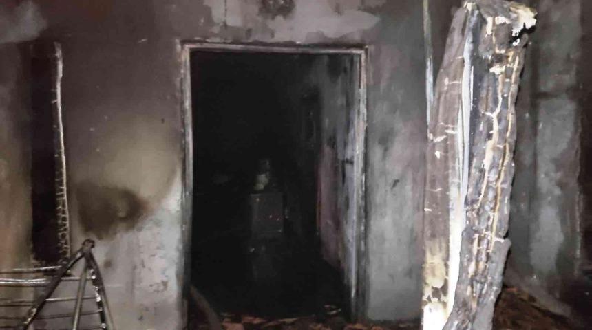 Kulu’da çıkan yangında ev kullanılamaz hale geldi