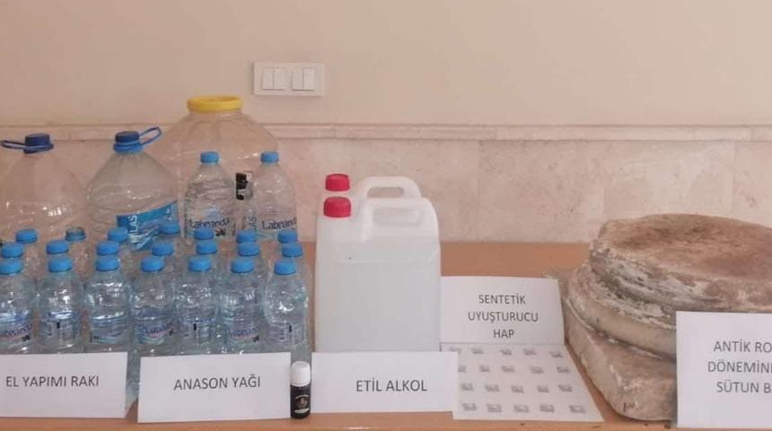 Muğla'da evinde tarihi eser ele geçirilen şüpheli gözaltına alındı