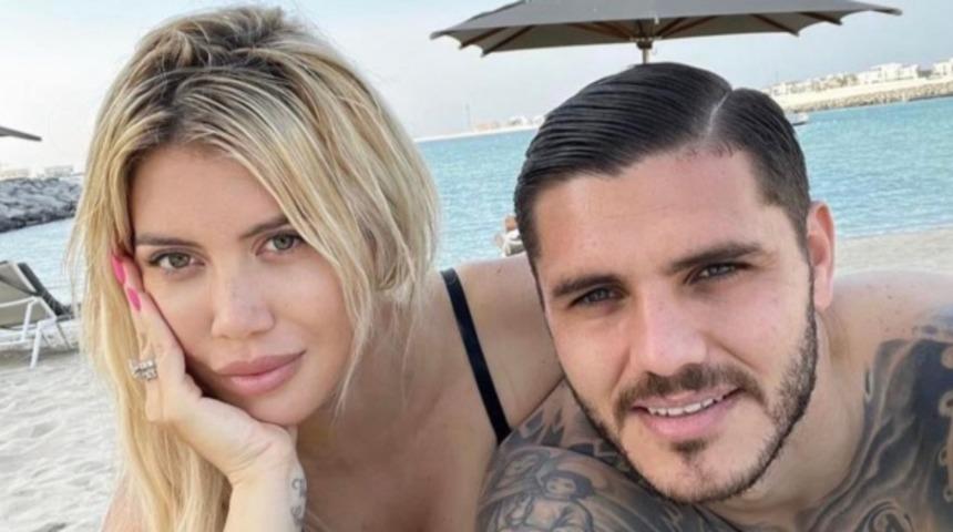 Wanda Nara mayosuyla havuza girdi! Galatasaray'ın yıldızı Mauro Icardi ile keyif anları dikkat çekti...