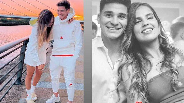 Dünya Kupası'nın Arjantinli yıldızı Julian Alvarez'in öğretmen sevgilisi akılları baştan aldı! Ortalığı yaktı kavurdu