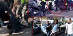 Yol ortasında motokurye dehşeti! Takviye ekipler geldi