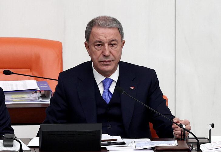 Bakan Akar'dan Meclis'te sert konuşma: Bu yalandır, alçaklıktır