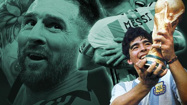 Maradona'nın yaptığını yapmak istiyor! Messi, Arjantin'i yarı finale taşıdı