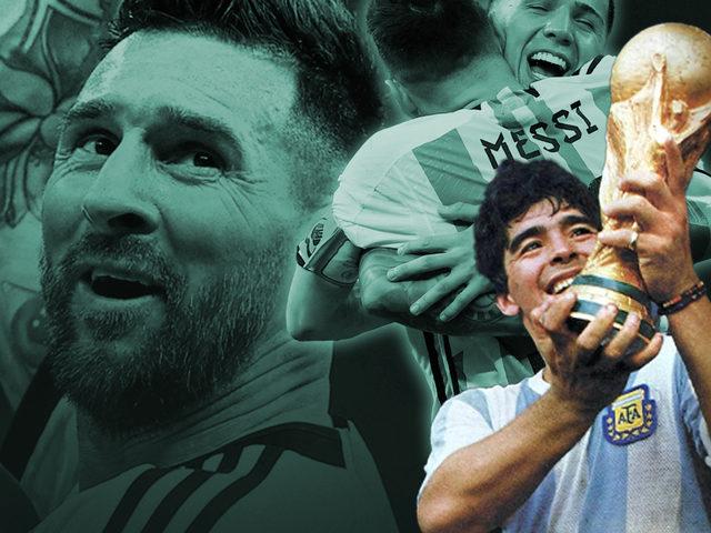 Maradona'nın yaptığını yapmak istiyor! Messi, Arjantin'i yarı finale taşıdı