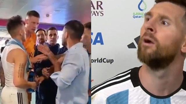 Messi ile Weghorst maç sonunda birbirine girdi! ''Sen çok büyük bir aptalsın''