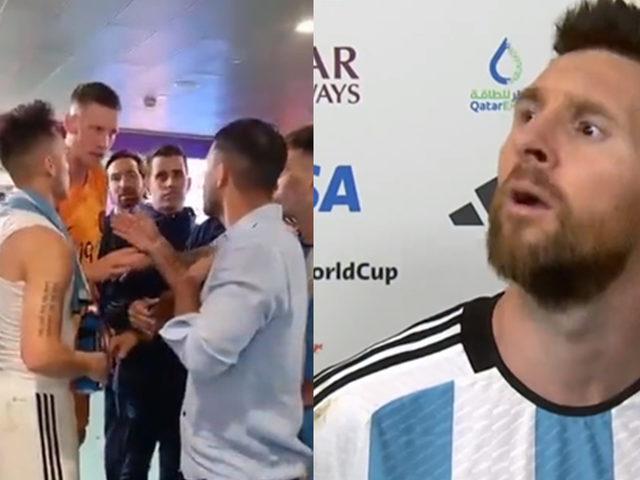 Messi ile Weghorst maç sonunda birbirine girdi! ''Sen çok büyük bir aptalsın''