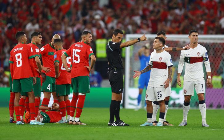 Son dakika: Süper Lig devi şokta! Romain Saiss, Fas - Portekiz maçında sakatlandı, sedye ile oyundan çıktı! G1