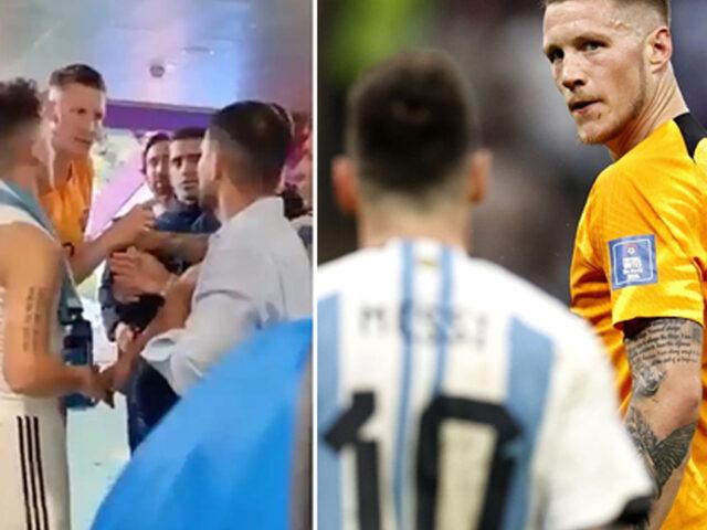Weghorst ile Messi arasında yaşanan kavganın detayları ortaya çıktı! ''Messi'yi tekmek tokat dövecekti''