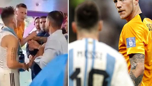 Weghorst ile Messi arasında yaşanan kavganın detayları ortaya çıktı! ''Messi'yi tekmek tokat dövecekti''