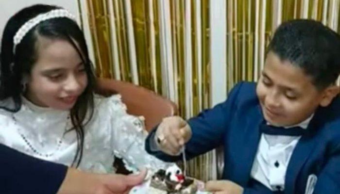 12 yaşındaki çocuğu 10 yaşındaki kuzeniyle nişanladılar!