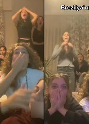 Brezilya'nın elenmesi Türk taraftarları hayrete düşürdü! Çektikleri video 1 milyondan fazla izlendi