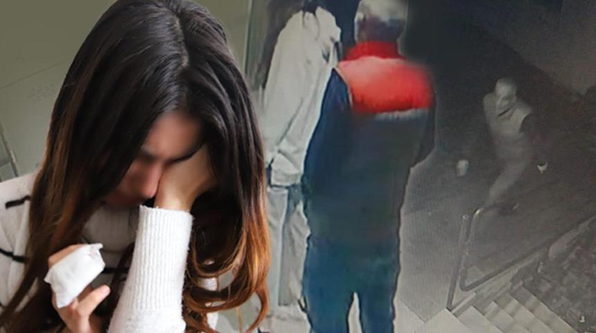 Genç kızın peşinden asansöre binip taciz etti! "5 dakika dişini sık, çırpınırsan canın acır" İğrenç anlar kameraya böyle yansıdı