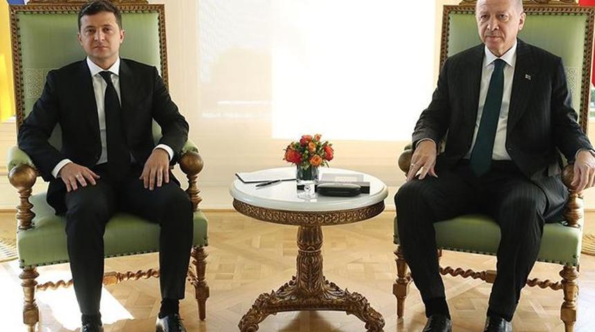 Son dakika: Cumhurbaşkanı Erdoğan, Ukrayna Cumhurbaşkanı Zelenskiy ile görüştü 