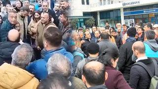 Ataşehir Belediye Başkanı ile işçiler karşı karşıya geldi! 'Konser' sorusu Battal İlgezdi'yi kızdırdı: Sana hesap mı vereceğim!