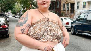 Büyük beden model Abby Bible aşka geldi! Sevgilisinin öpücüklere boğduğu pozu sosyal medyadan paylaştı