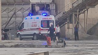 Beton santralinde feci olay! Makineye sıkışan işçi hayatını kaybetti