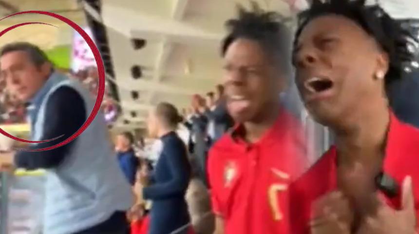 Portekiz kaybetti, o yıkıldı! Fenerbahçe Başkanı Ali Koç'un yanında ağladı