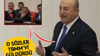 Bakan Çavuşoğlu'nun sözleri Meclis'i güldürdü: Bakanımızın gözlerinde ışıltı varsa talebimizi iletiyoruz