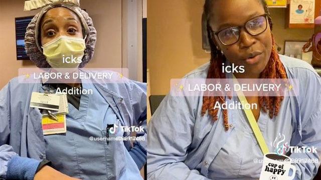 TikTok’un yeni akımı hızla yayılıyor! Doğum hemşireleri trende katılınca sosyal medyadan tepki çekti