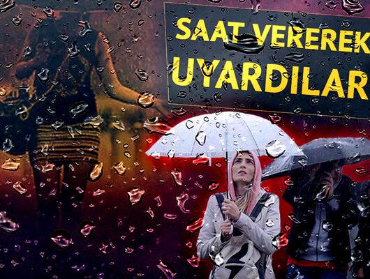 12 ile uyarı! İstanbul ve Antalya için saat verildi: "Şakır şakır yağmur bekliyoruz"