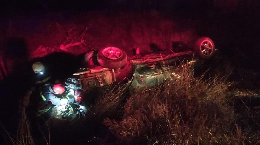 Konya'da devrilen otomobilde 1 kişi öldü