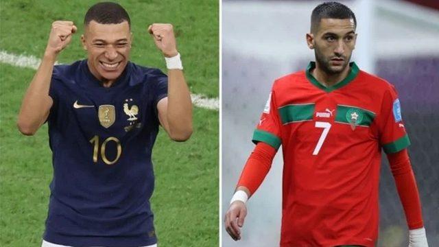 Fransa - Fas maçı ne zaman, saat kaçta, hangi kanalda? 2022 Dünya Kupası yarı final Fransa - Fas maçında 11'ler!