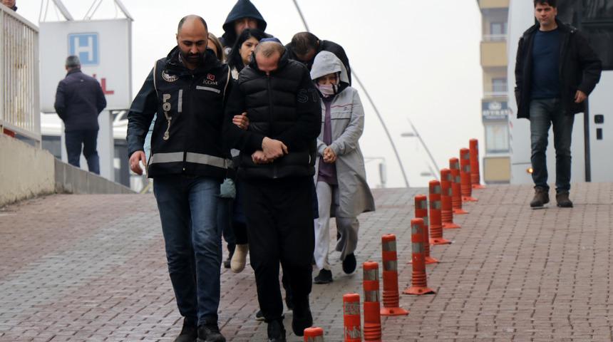Kayseri merkezli dolandırıcılık operasyonunda 4 şüpheli adliyede