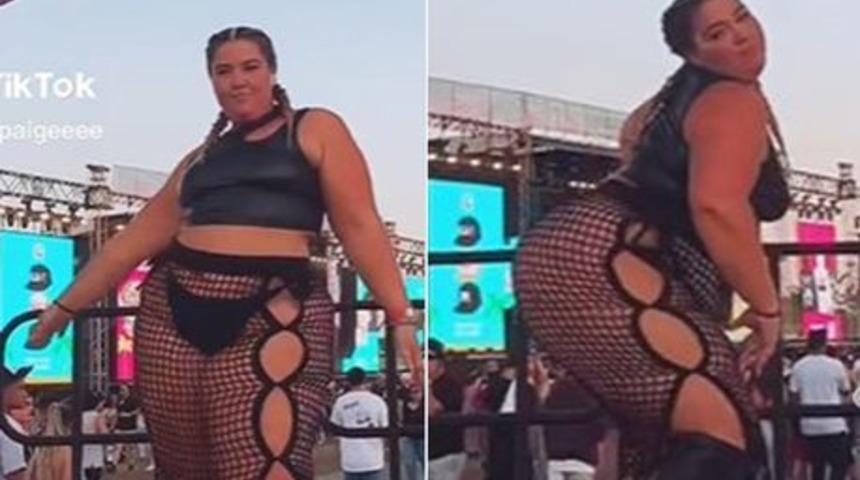 Büyük beden model Sam Paige, sosyal medyayı salladı! Eleştirilere twerk yaparak cevap verdi