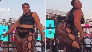 Büyük beden model Sam Paige, sosyal medyayı salladı! Eleştirilere twerk yaparak cevap verdi