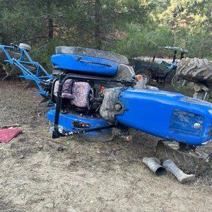 Bilecik’te yaşanan traktör kazasında ROPS demiri hayat kurtardı