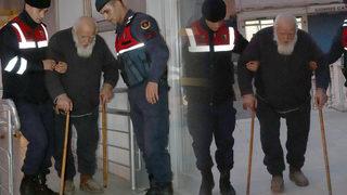 95 yaşında evlat katili oldu! Cezaevine çift bastonla ancak götürüldü! İfadesinde ise...