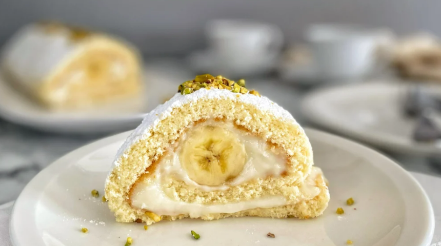 Pastanedekilerden lezzetli: Nefis muzlu rulo pasta tarifi! Muzlu rulo pasta nasıl yapılır?