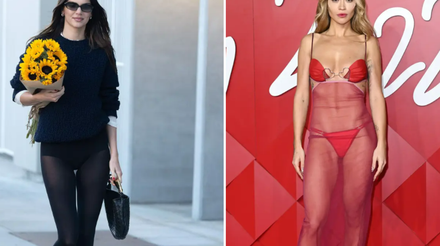 'Pantolonsuz' trendi giderek yayılıyor! Soğuk havayı umursamadan iç çamaşırlarıyla geziyorlar