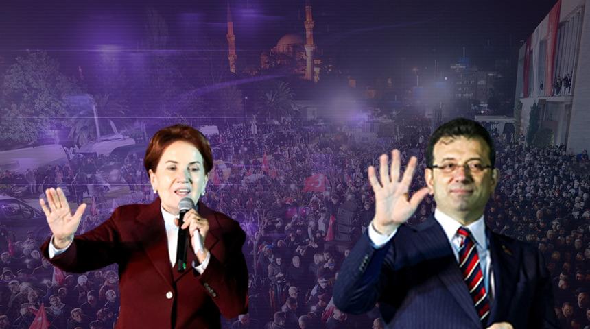 Akşener ve İmamoğlu... 'Kader birliği' sonrası bu seçim anketinin sonucu çok konuşulur! İYİ Parti, CHP'yi solladı