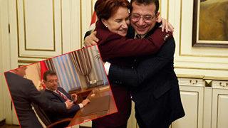 Herkes bu kareyi konuşuyordu! İmamoğlu ve Akşener'in o görüntüleri paylaşıldı